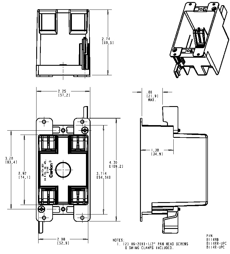 Old Work Box Dimensions