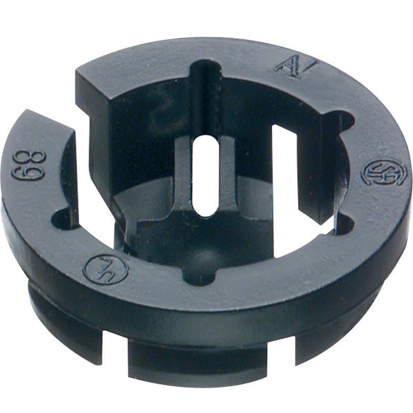 Arlington NM940 1/2" Black Button Plastic PushIn Connector For NM Cable