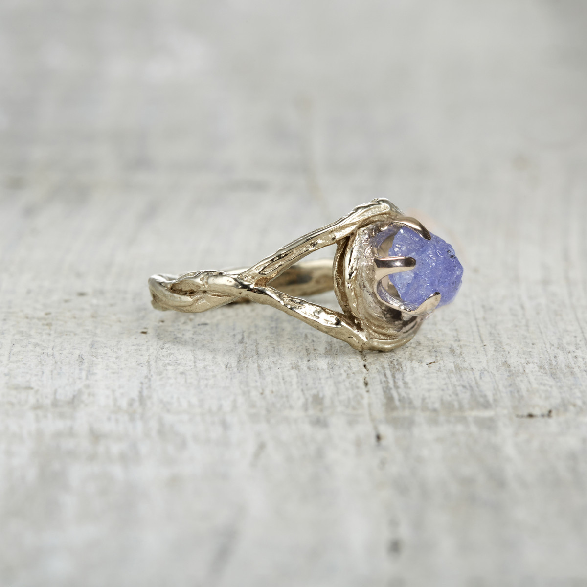 Chelsea Ring - Rough Cut Tanzanite