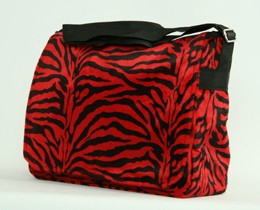 animal print fluffy bag