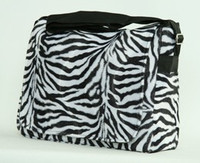 animal print fluffy bag