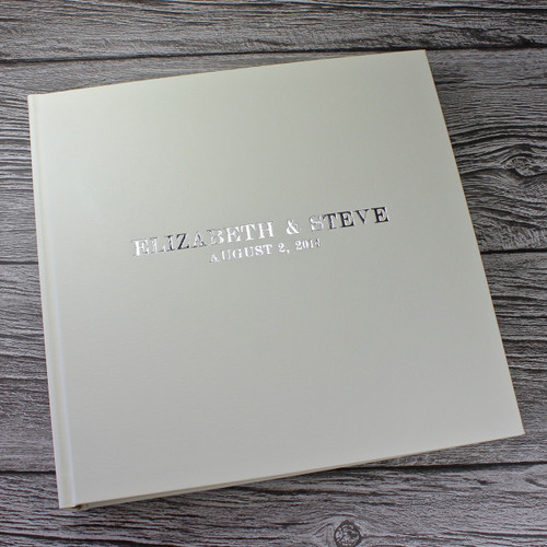 Traditional Classic Ivory Leather Photo Album