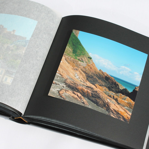 Traditional Classic White Leather Photo Album