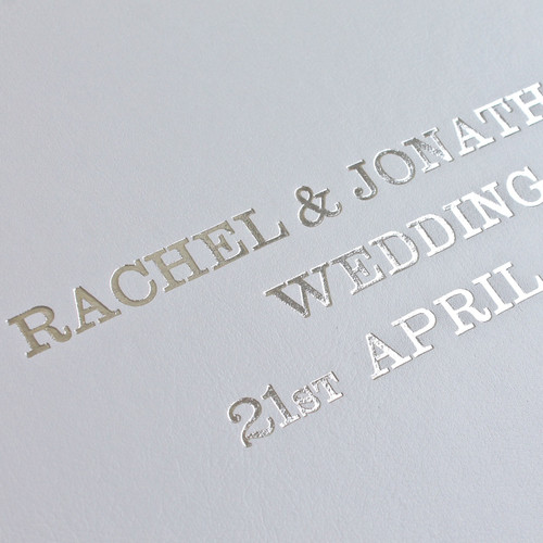 Traditional Classic White Leather Photo Album