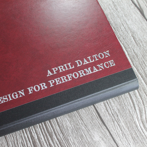 A3 Burgundy & Black Art Portfolio / Cachet Portfolio