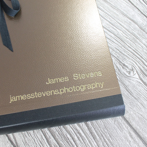 A3 Bronze Dimple & Black Art Portfolio / Cachet Portfolio