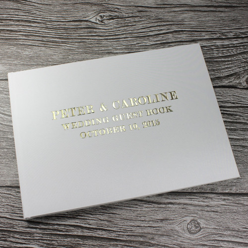 Photo Booth Guest Book - Ivory Satin - A5 or A4 Landscape