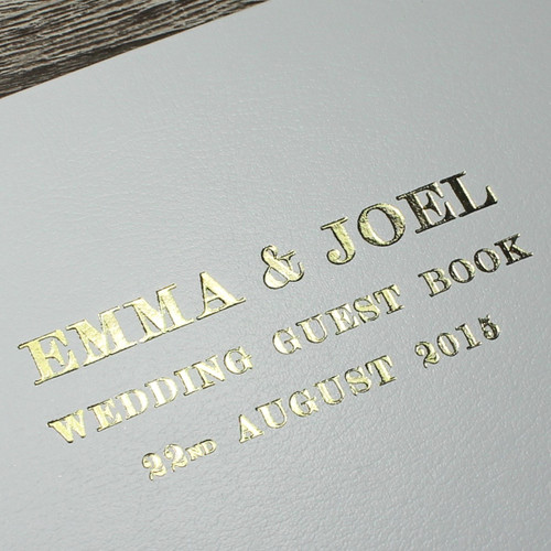 Photo Booth Guest Book - White Leather - A5 or A4 Landscape
