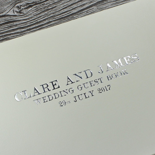 Photo Booth Guest Book - Ivory Leather - A5 or A4 Landscape