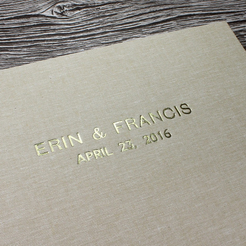 Photo Booth Guest Book - Sand Linen - A5 or A4 Landscape
