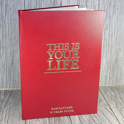 'This Is Your Life Style' Red Photo Album Scrapbook - Sizes A4, A3 & A2