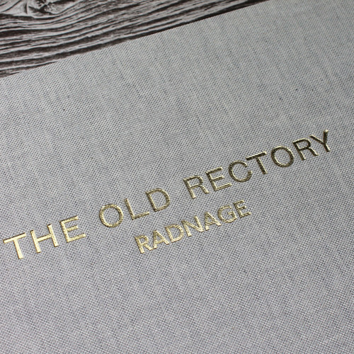 Contemporary Grey Marl Linen Photo Album