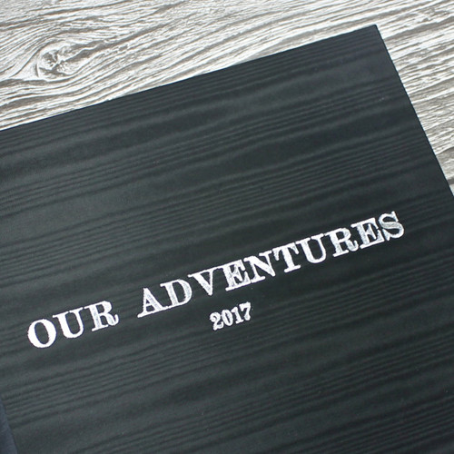 Copy of Magenta Satin Taffeta Photo Album With Moiré Design
