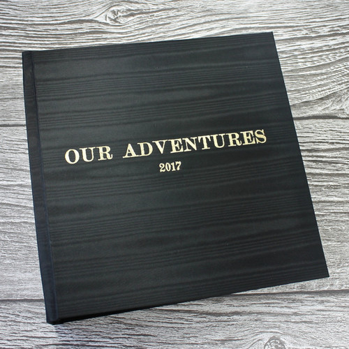 Copy of Magenta Satin Taffeta Photo Album With Moiré Design