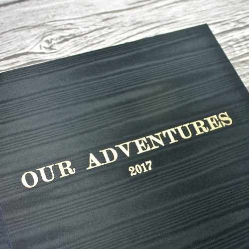 Copy of Magenta Satin Taffeta Photo Album With Moiré Design