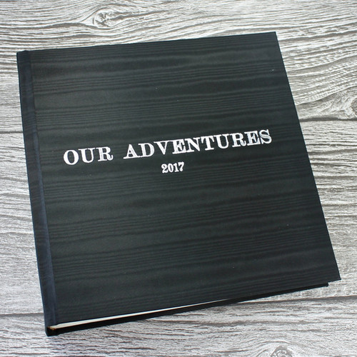 Copy of Magenta Satin Taffeta Photo Album With Moiré Design