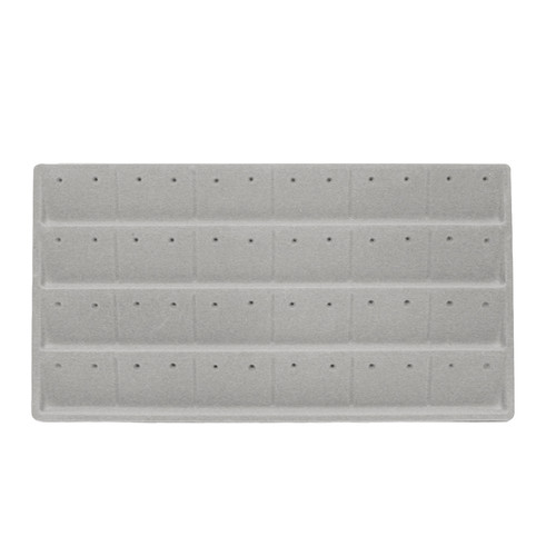 Flocked Tray Insert, 24 Pairs Earring,(Choose from various Color)