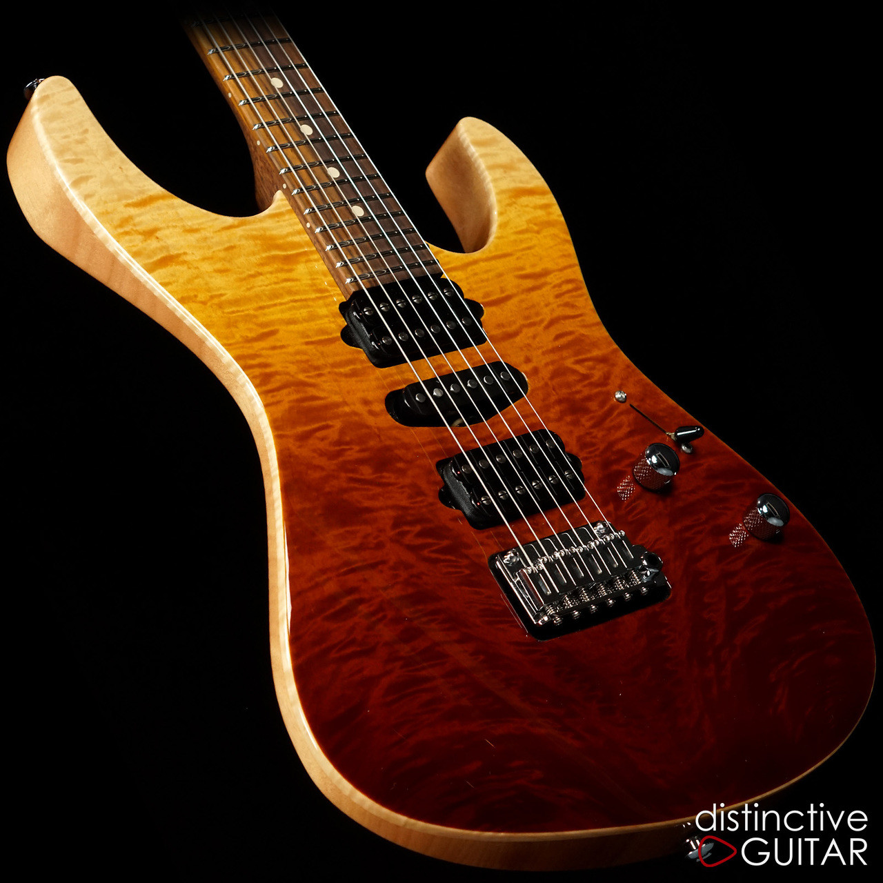 suhr modern custom handpicked angel quilt maple desert gradient