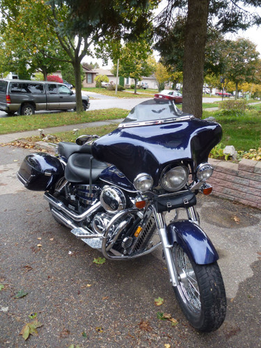 honda shadow 750 fairing with radio
