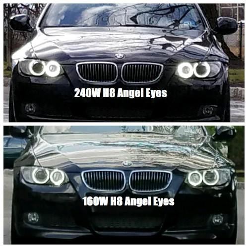 Bright Eyes: Lux H8 Adjustable LED Angel Eye Bulbs for BMW