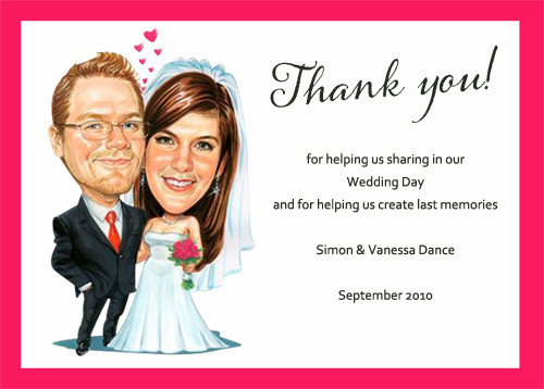Wedding invitations thank you cards