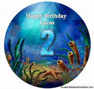 Mermaid Birthday Cake Icing Mermaid Cake Topper Mermaid
