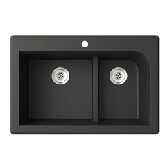 Swan Granite W X D Even Double Bowl Kitchen Sink Swan Granite W X D Even Double Bowl Kitchen Sink