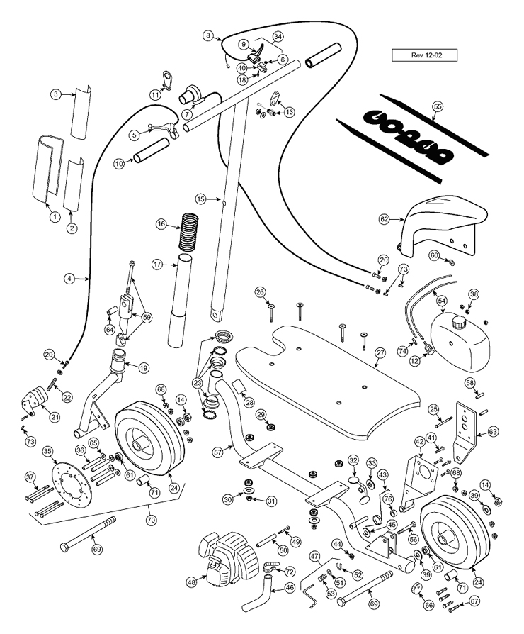 Parts - Discontinued scooter parts - Bigfoot - www.goped.com roketa atv wiring schematic 