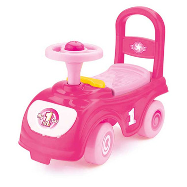 Dolu My First Ride On Pink Push Along Car - Australian Toy Distributors