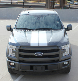F RALLY Ford F150 Racing Stripes Vinyl Graphic Decals 3M | Ford Truck 2015-2018