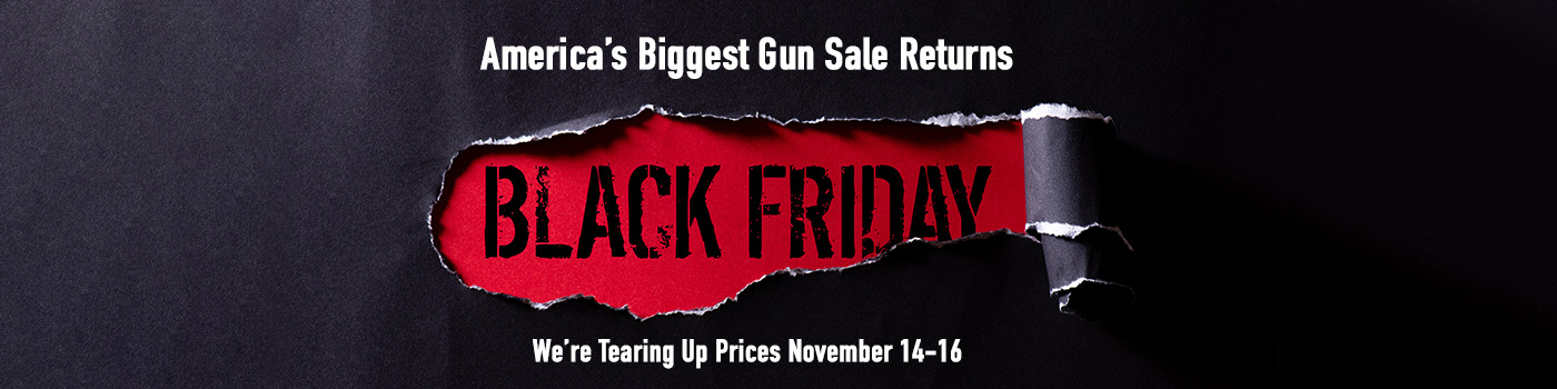 America's largest gun sale returns for Black Friday. Sale starts November 14, 2025.