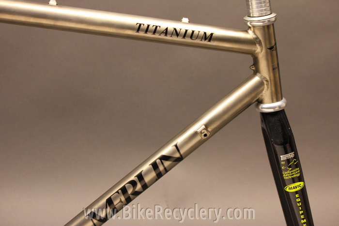 EARLY Merlin "Road" Titanium Bike Frame: 1988 52cm (c-t ...