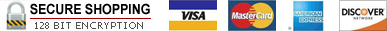Payment Methods Accepted: Visa - MasterCard - American Express - Discover
