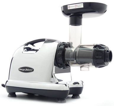Omega 8006 Juicer Nutrition Centre in Chrome - Juicers