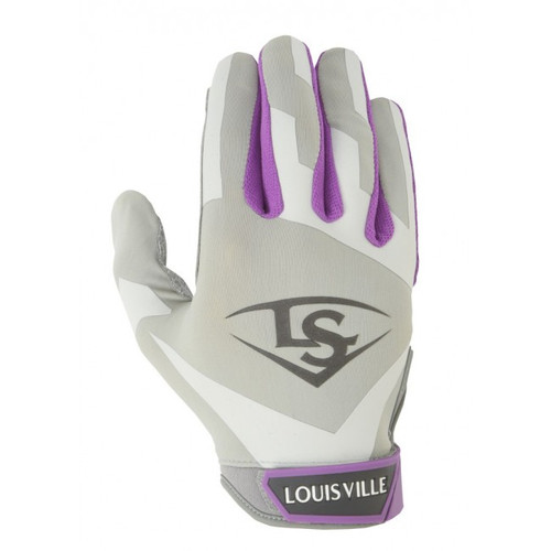 Louisville Slugger Womens Xeno Batting Gloves Small Hot Purple Ballgloves