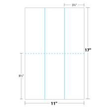 tri fold brochure measurements