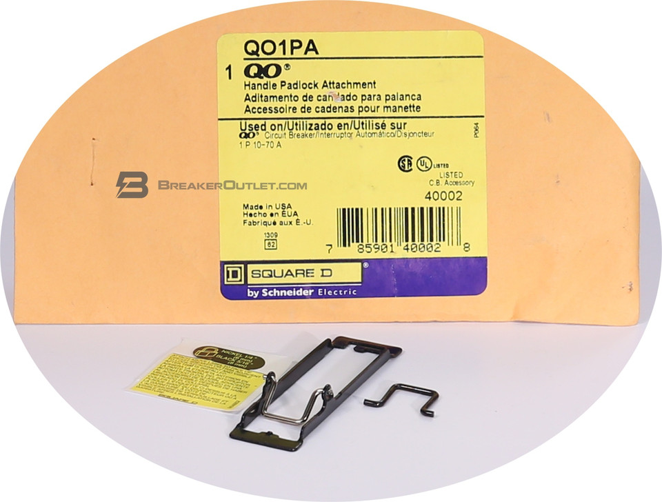 QO1PA Square D Pad Lock for Single Pole QO Breakers