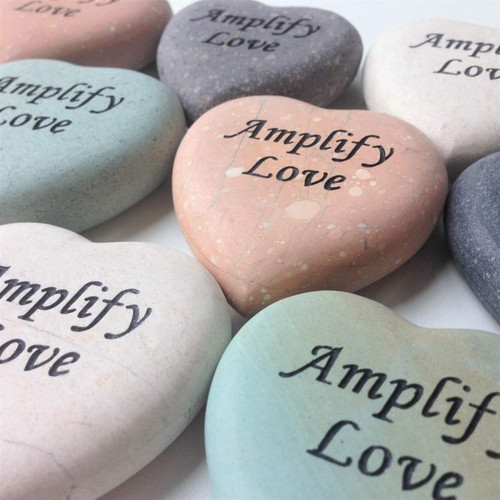 Personalized 2 Inch Engraved Heart Stones