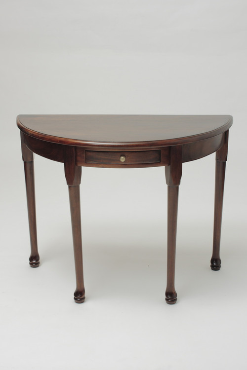 Vintage Secretary Desk >> Antique Half Round Table | Laurel Crown Vintage Secretary Desk >> Antique Half Round Table | Laurel Crown