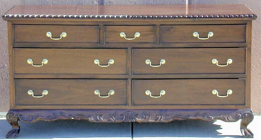 Chippendale Wide Chest Of Drawers Antique Reproduction Furniture Chippendale Wide Chest Of Drawers