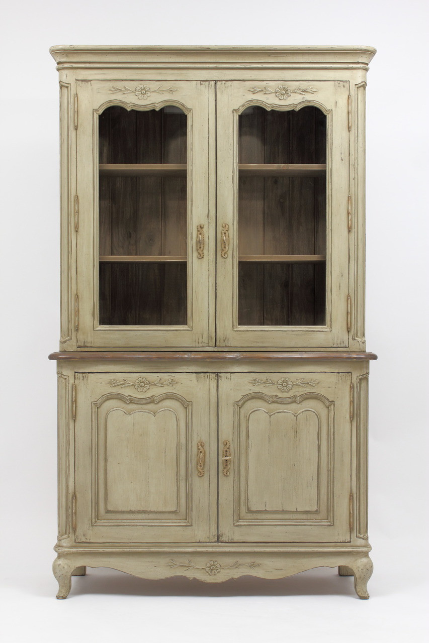 French Country Hutch Â Antique Reproduction Furniture from Laurel Crown