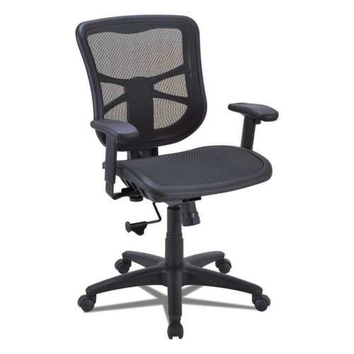 alera elusion series air mesh mid back swivel tilt chair black