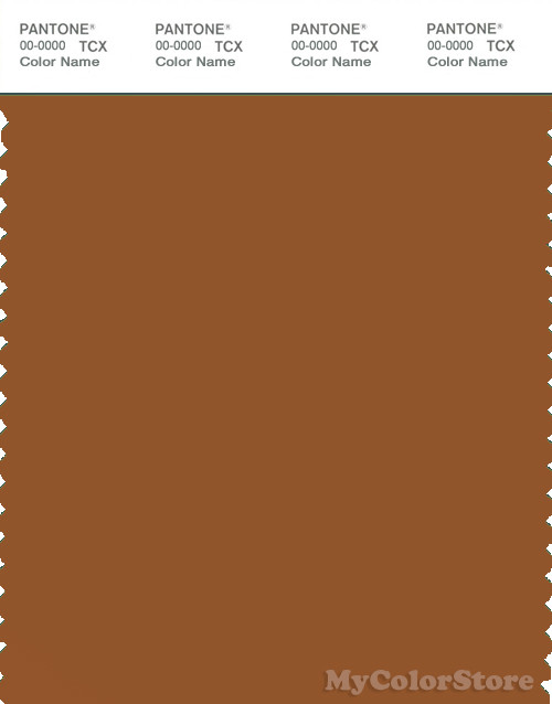 Pantone Smart 18 1154 Tcx Color Swatch Card Pantone Glazed Ginger