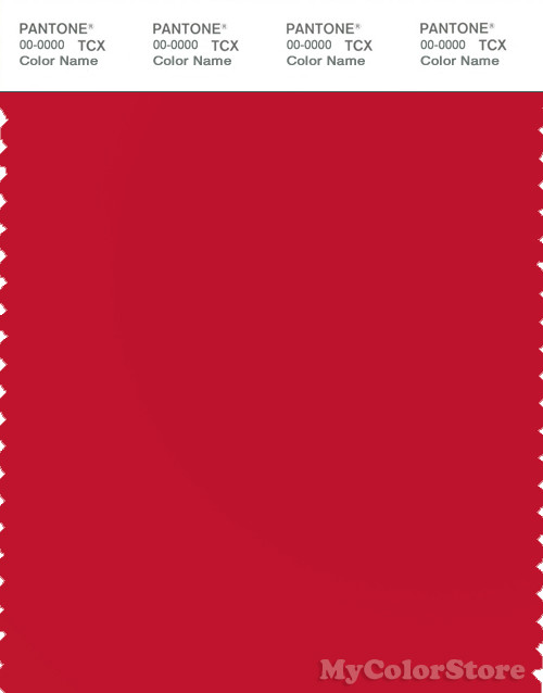 Pantone Smart 18 1663 Tcx Color Swatch Card Pantone Chinese Red