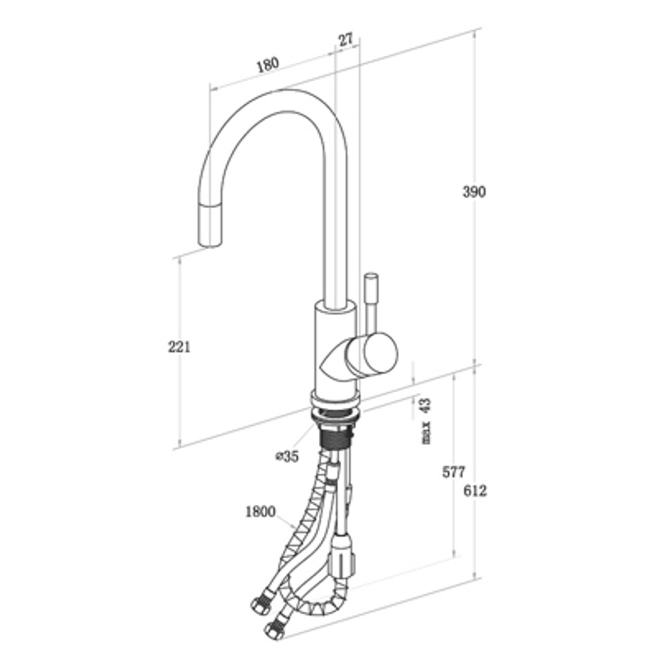 Villeroy Boch Umbrella Stainless Steel Kitchen Sink Mixer Tap Villeroy Boch Umbrella Stainless Steel Kitchen Sink Mixer Tap