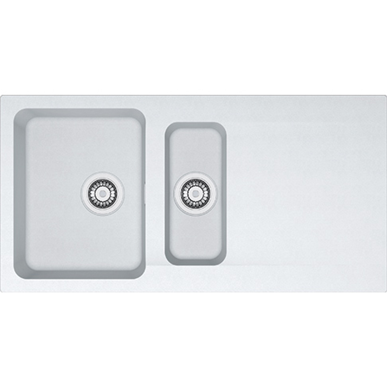 Franke Orion Tectonite Sink 1.5 Bowls Single Drainer Reversible