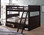 Dillon Queen over Queen Wood BeadBoard Bunk Bed with Storage