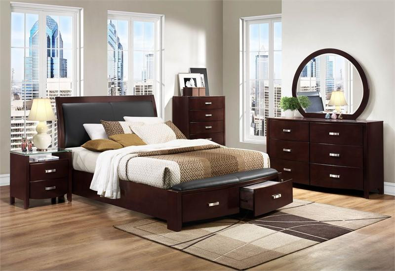 Ca Dark Espresso Queen Platform Bed Ca Dark Espresso Queen Platform Bed