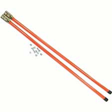 Fluorescent Guide Sticks for Snow Plows