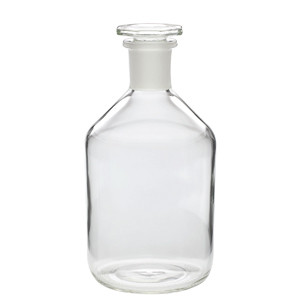 wheaton 215239 500ml glass reagent bottle clear ground stopper 10 wheaton 215239 500ml glass reagent bottle clear ground stopper 10